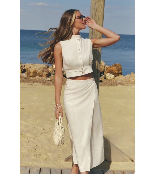 Бежевая юбка Seventeen 2380-1.6414