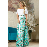 Бирюзовая юбка Seventeen 727.2170